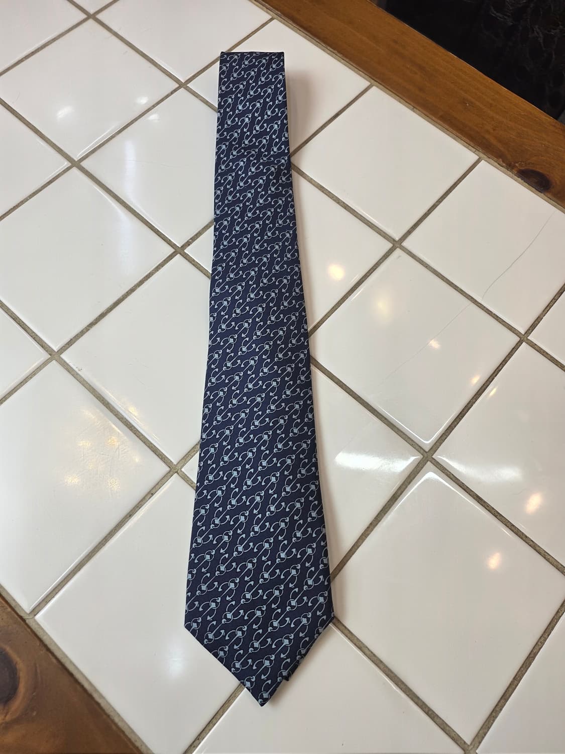 HERMES 실크 넥타이 판매합니다.  상품이미지1