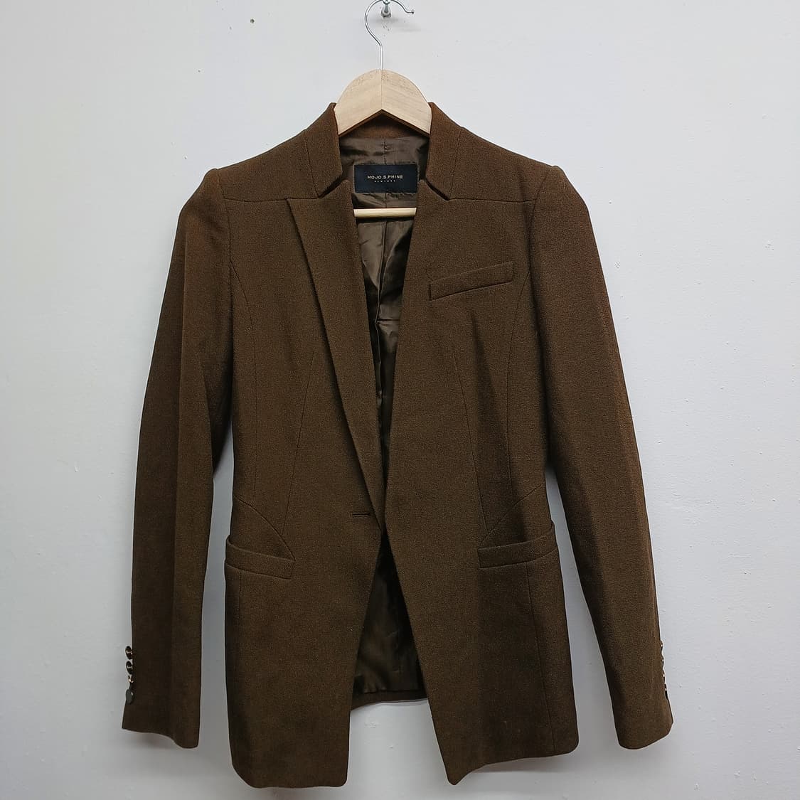 모조에스핀 싱글 버튼 자켓 85-91 상품이미지1