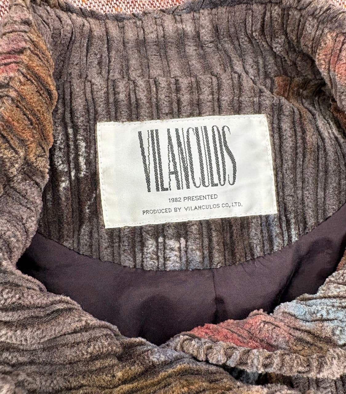 🪡 VILANCULOS 벨벳 플리츠 코듀로이 자켓 일본 빈티지 상품이미지3