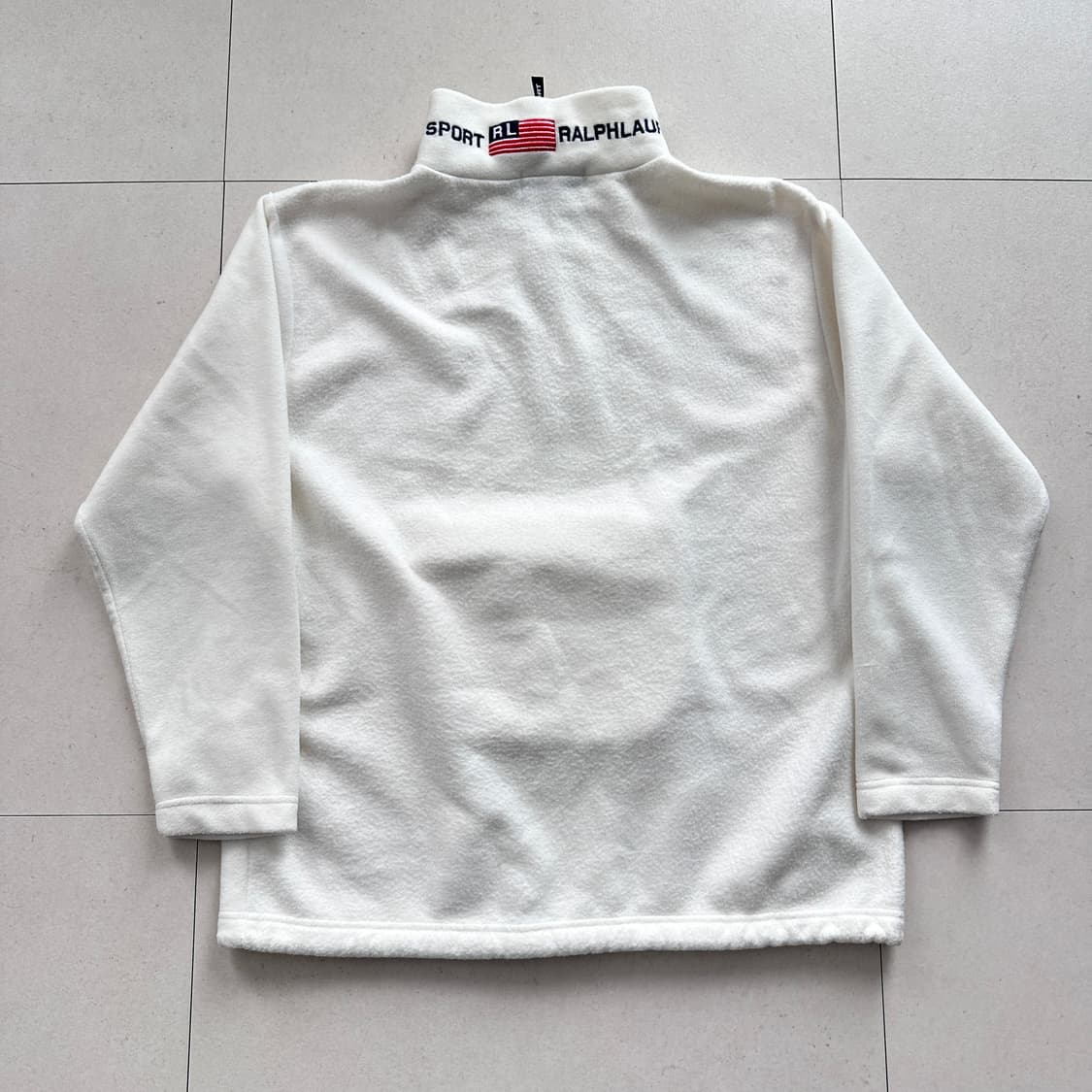 90s 폴로 스포츠 MADE IN USA 하프집업 플리스 아노락  상품이미지7