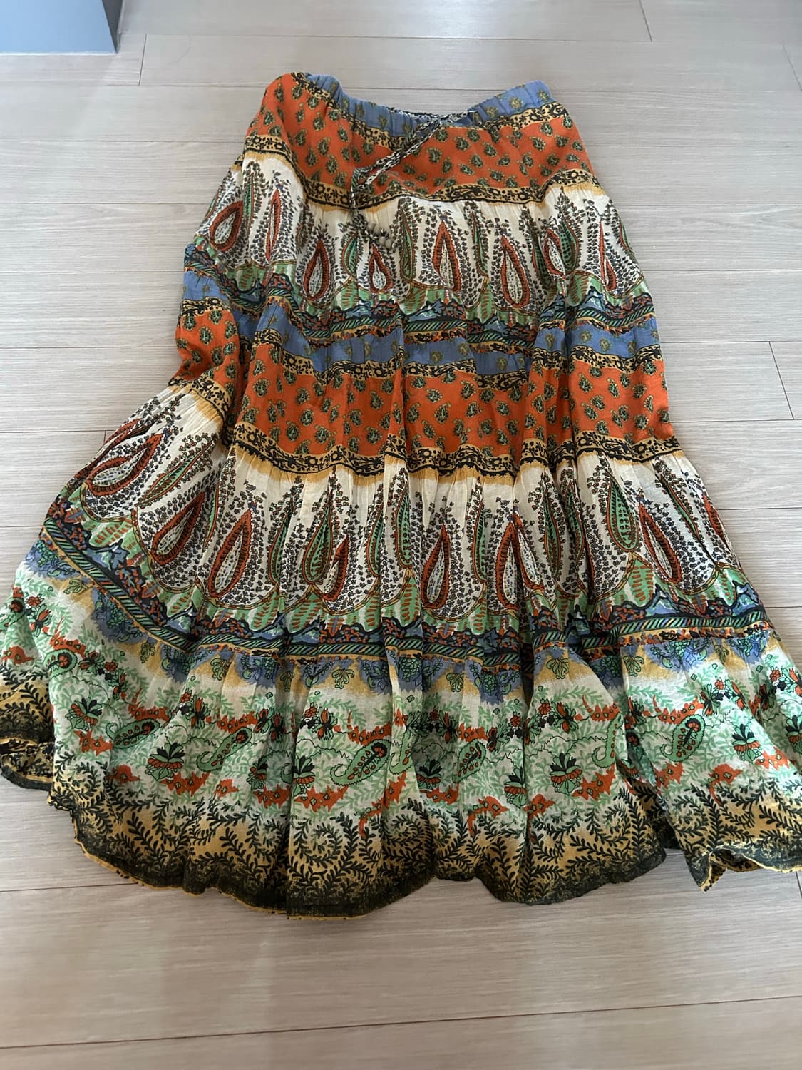히피 에스닉 스커트 빈티지 모리걸 상품이미지1