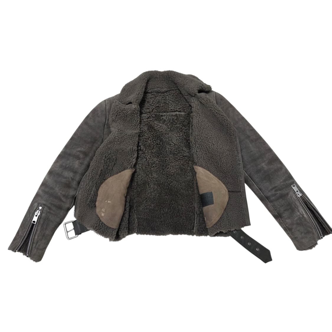 All Saints 올세인츠 (양, 소가죽100%)무스탕 바이커 자켓 상품이미지2