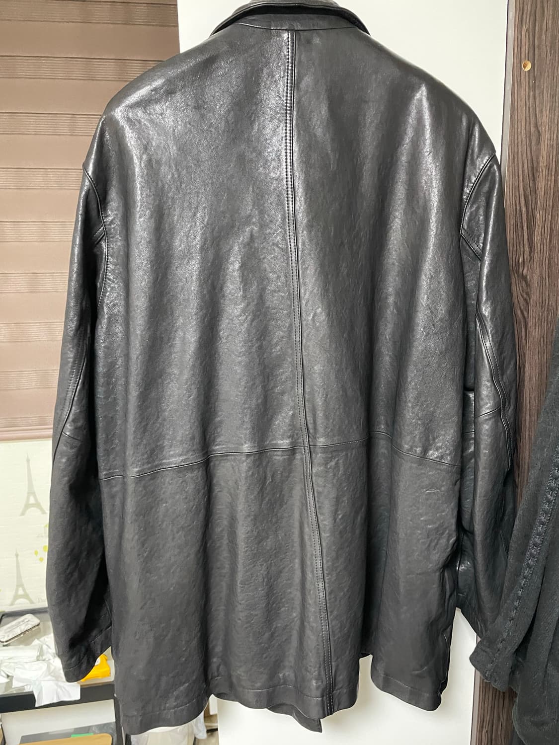 유스 워시드 레더 자켓 m 상품이미지2