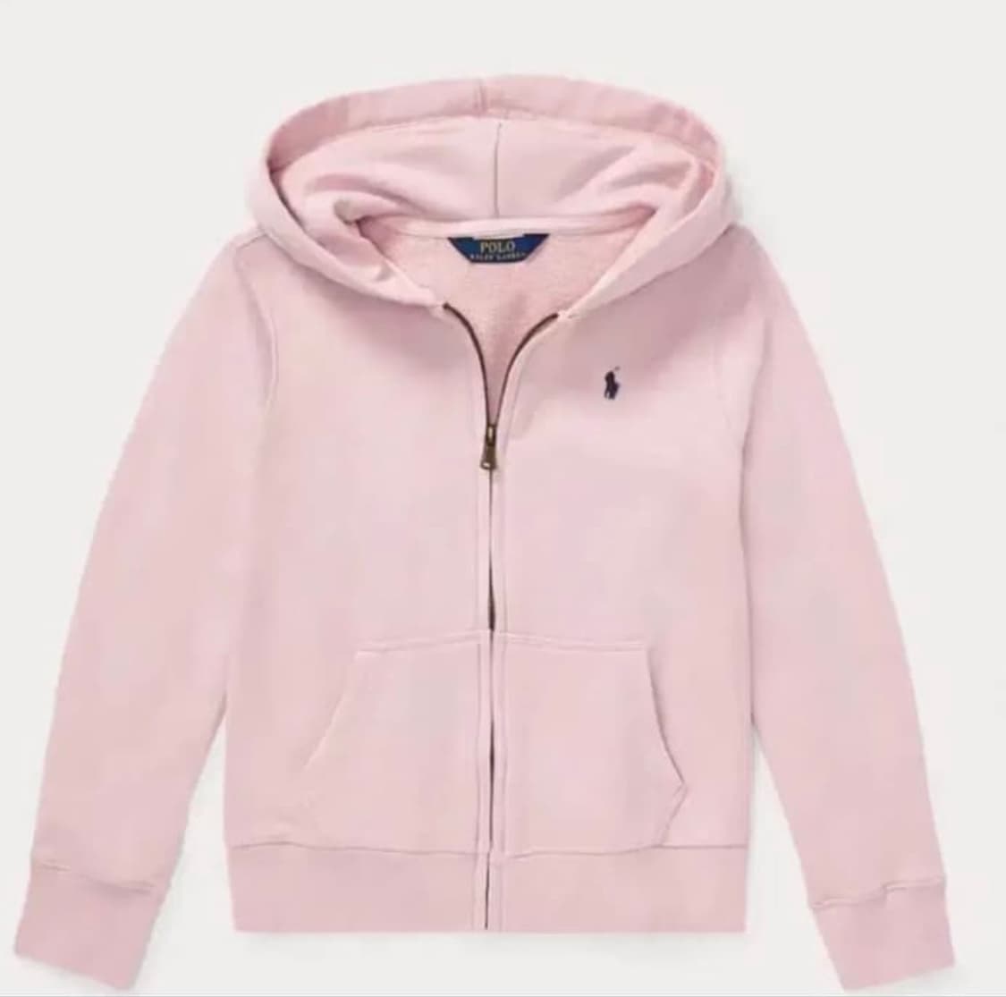 극희귀 딸기우유 폴로 후드집업 핑크 상품이미지1