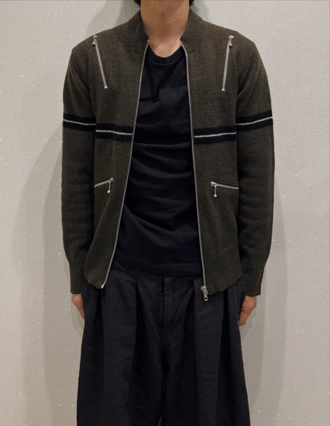 준야와타나베 07aw 멀티집 울 자켓 상품이미지1