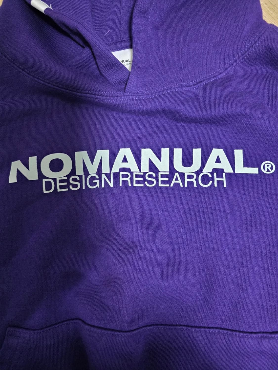 노매뉴얼 여성 DR로고 후드티 상품이미지4