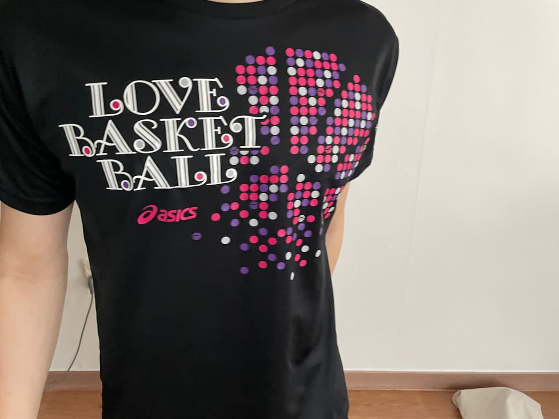 asics LOVE BASKET BALL…..t shirts 상품이미지5