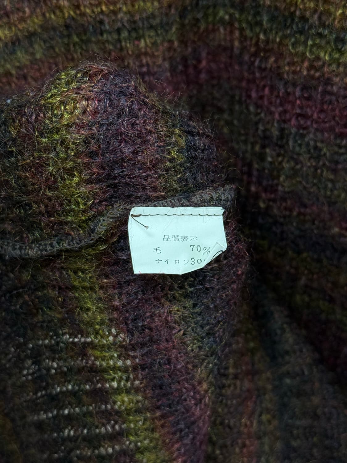 Createur 스트라이프 모크넥 니트 탑 상품이미지6