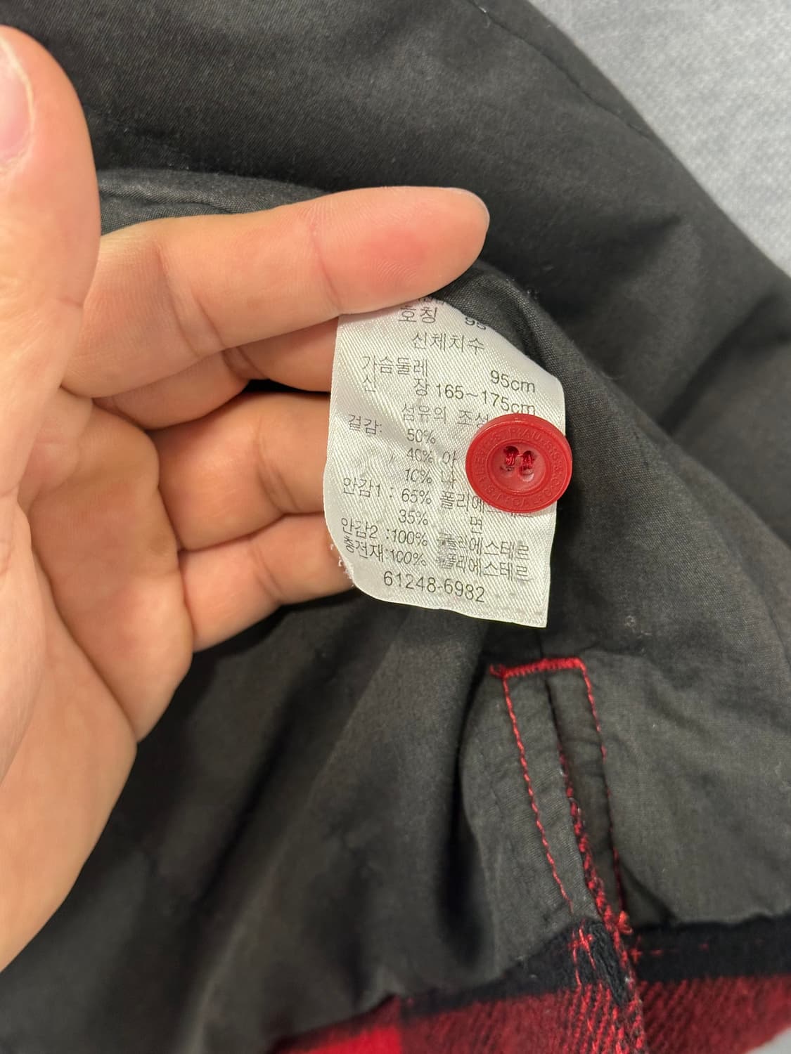 Levis 버팔로 체크 자켓 상품이미지5