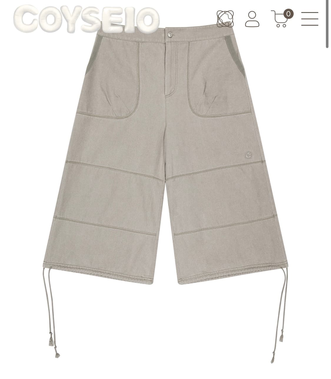 코이세이오 지그지그팬츠 상품이미지1