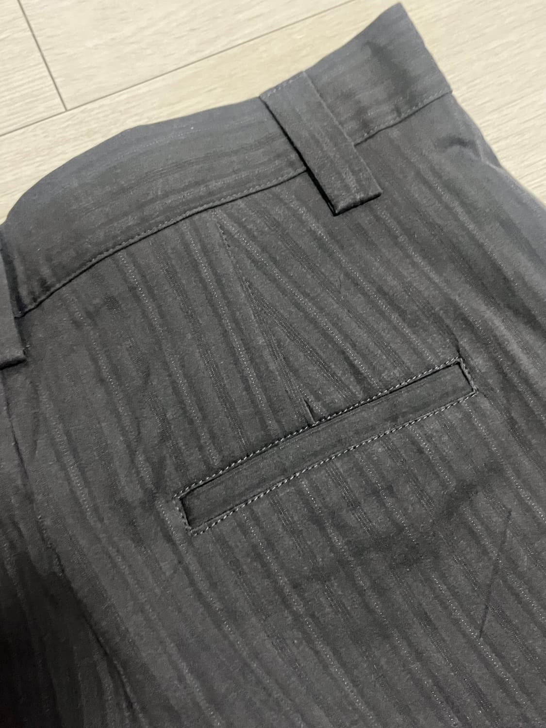 오데스 스트라이프 오버사이즈드 트라우저 상품이미지4