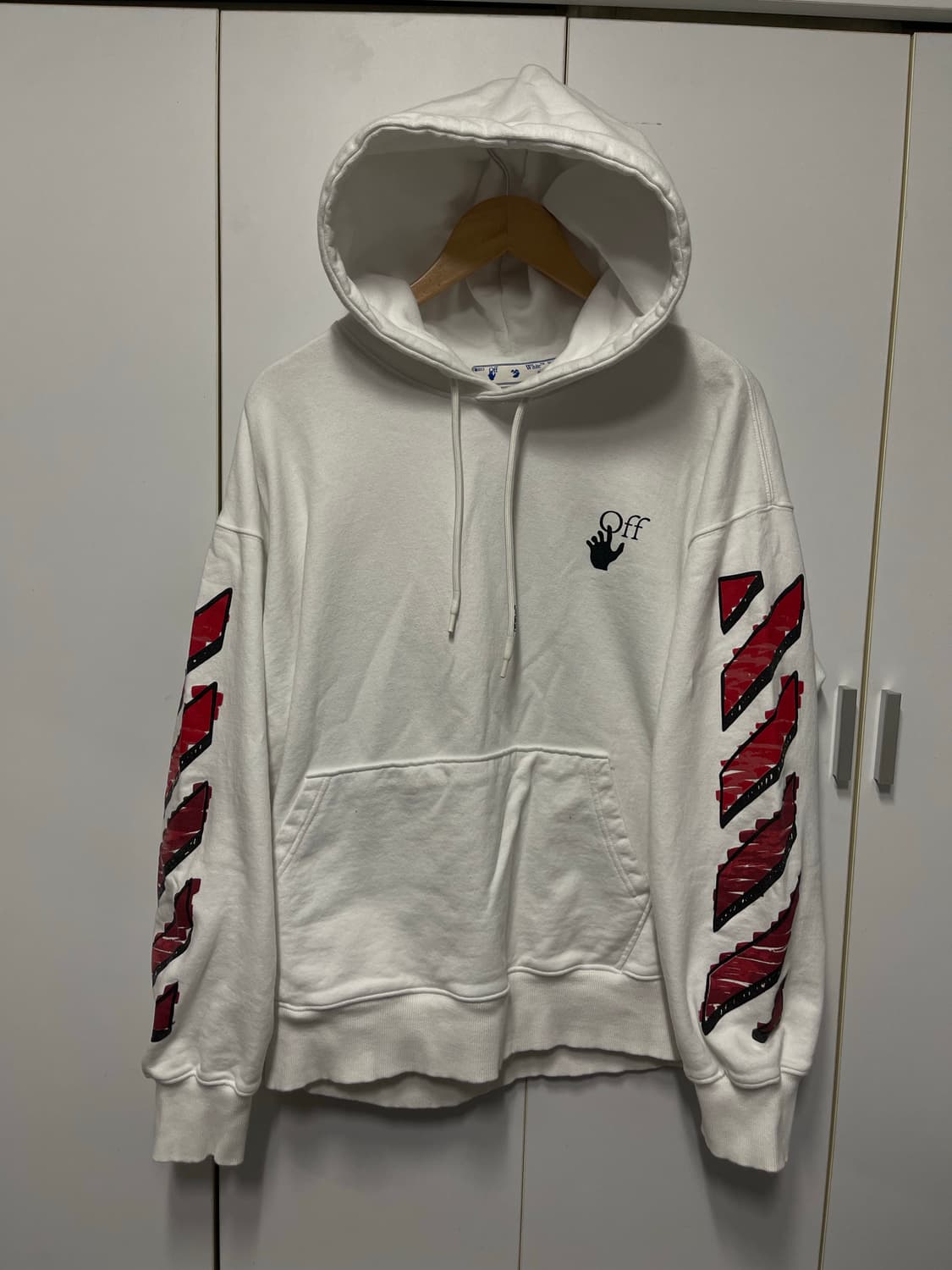 오프화이트 마커 애로우 후드티 XL 상품이미지2