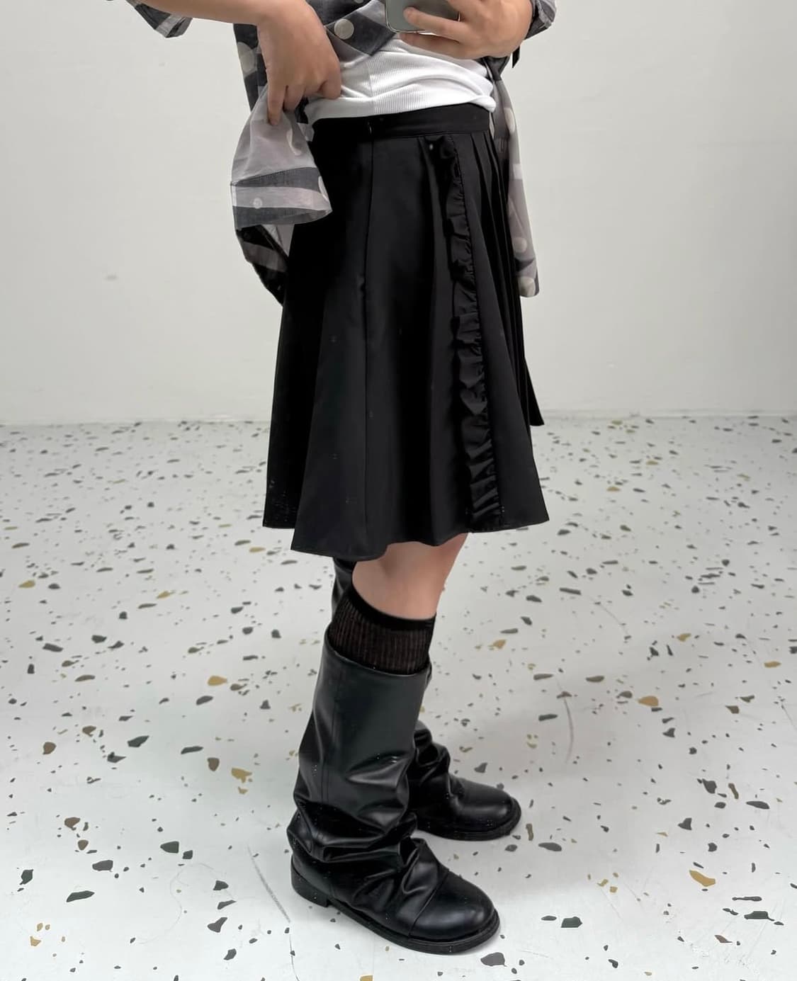 빈티지 플리츠 스커트 상품이미지2