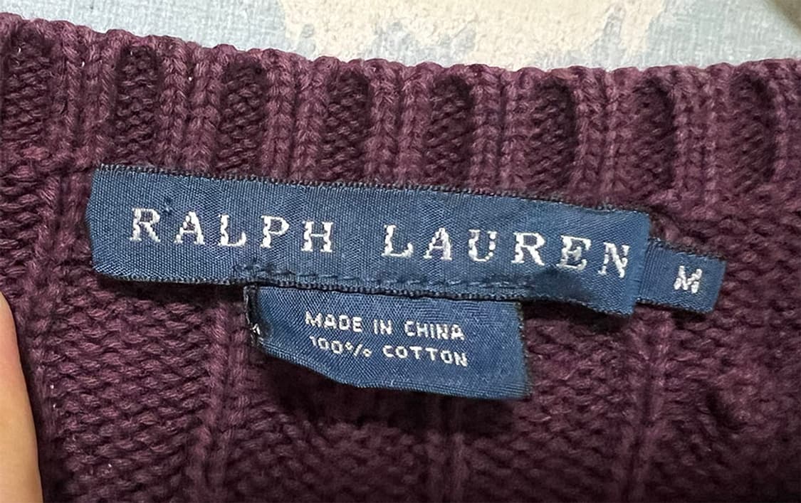 POLO 폴로 여자 꽈배기니트 겨울 캐주얼 S 90 55 상품이미지3