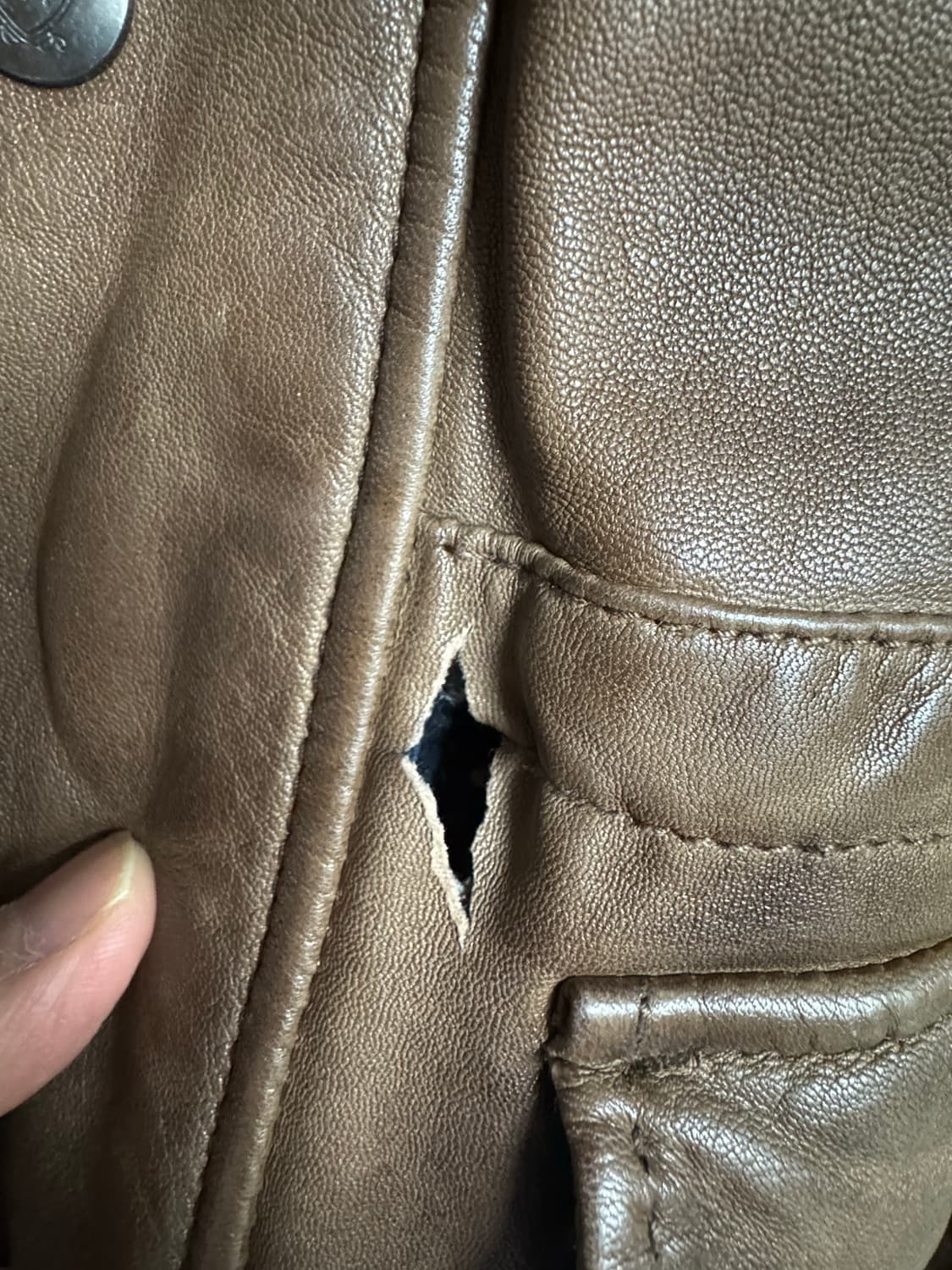 마시모두띠(Massimo Dutti) 남성 가죽 필드 자켓 상품이미지4