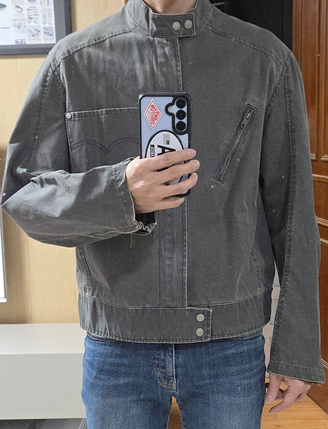 (착샷) 리바이스 엔지니어드 진스 데님 자켓 90s 상품이미지7