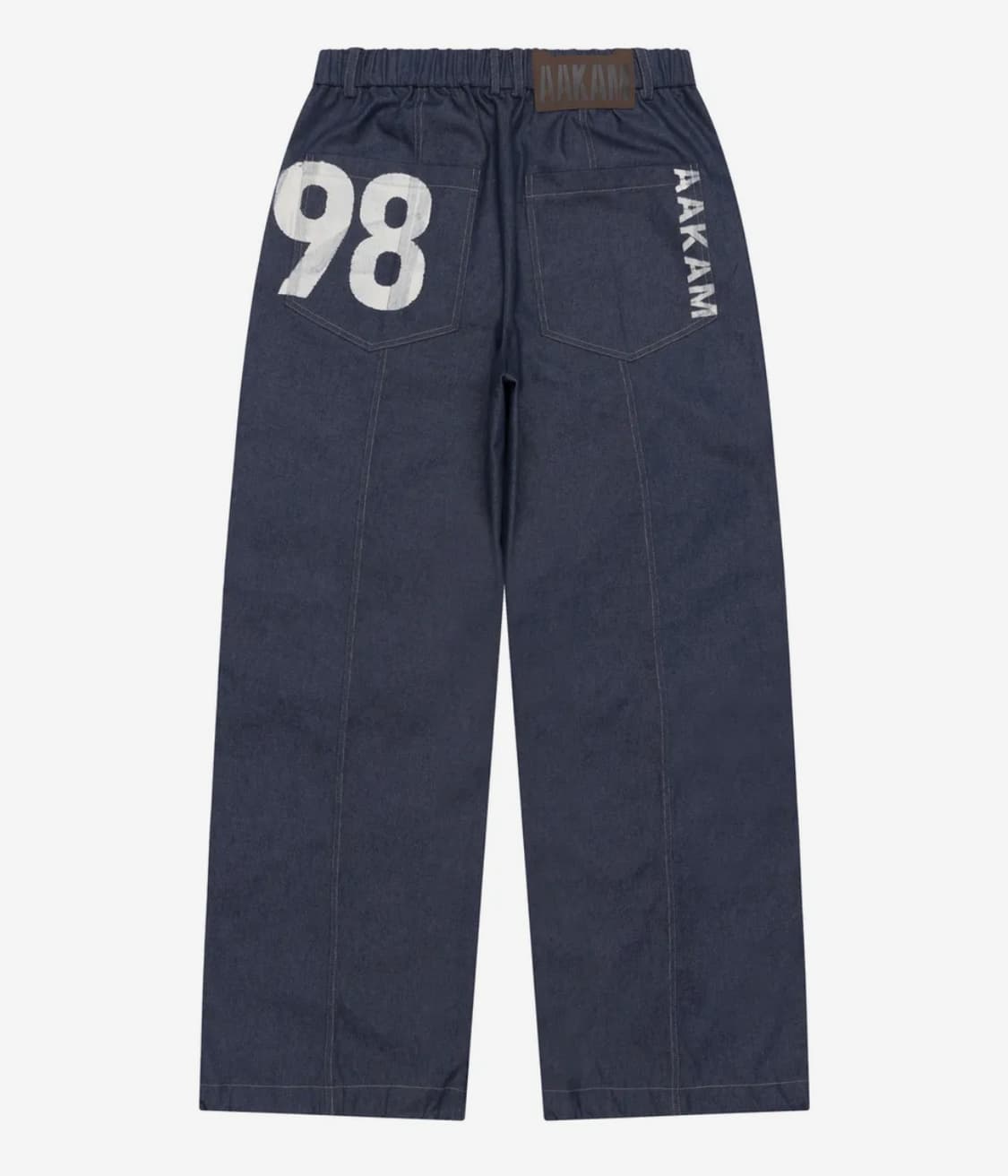 아캄 98 Printed Knee Pin-tuck Denim Pants 상품이미지2