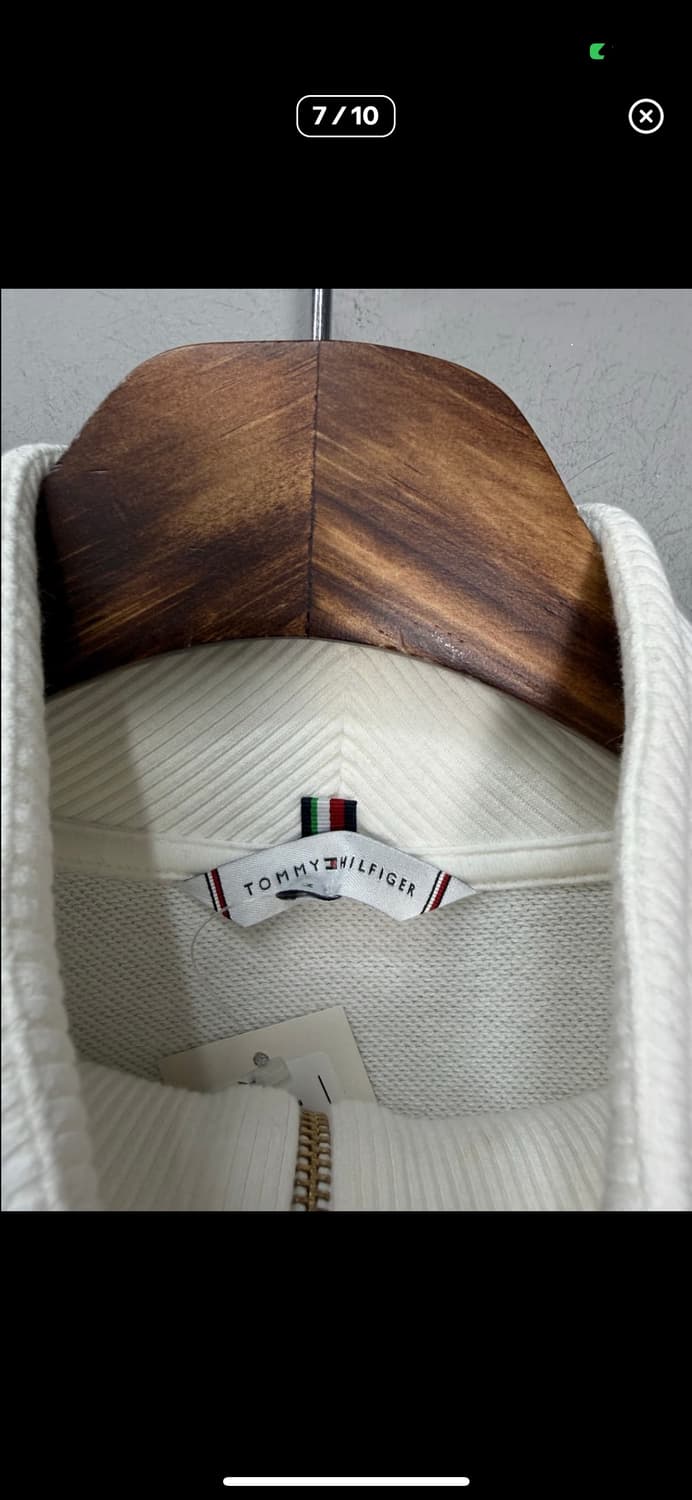 타미힐피거 화이트 집업 자켓 A3179 상품이미지7