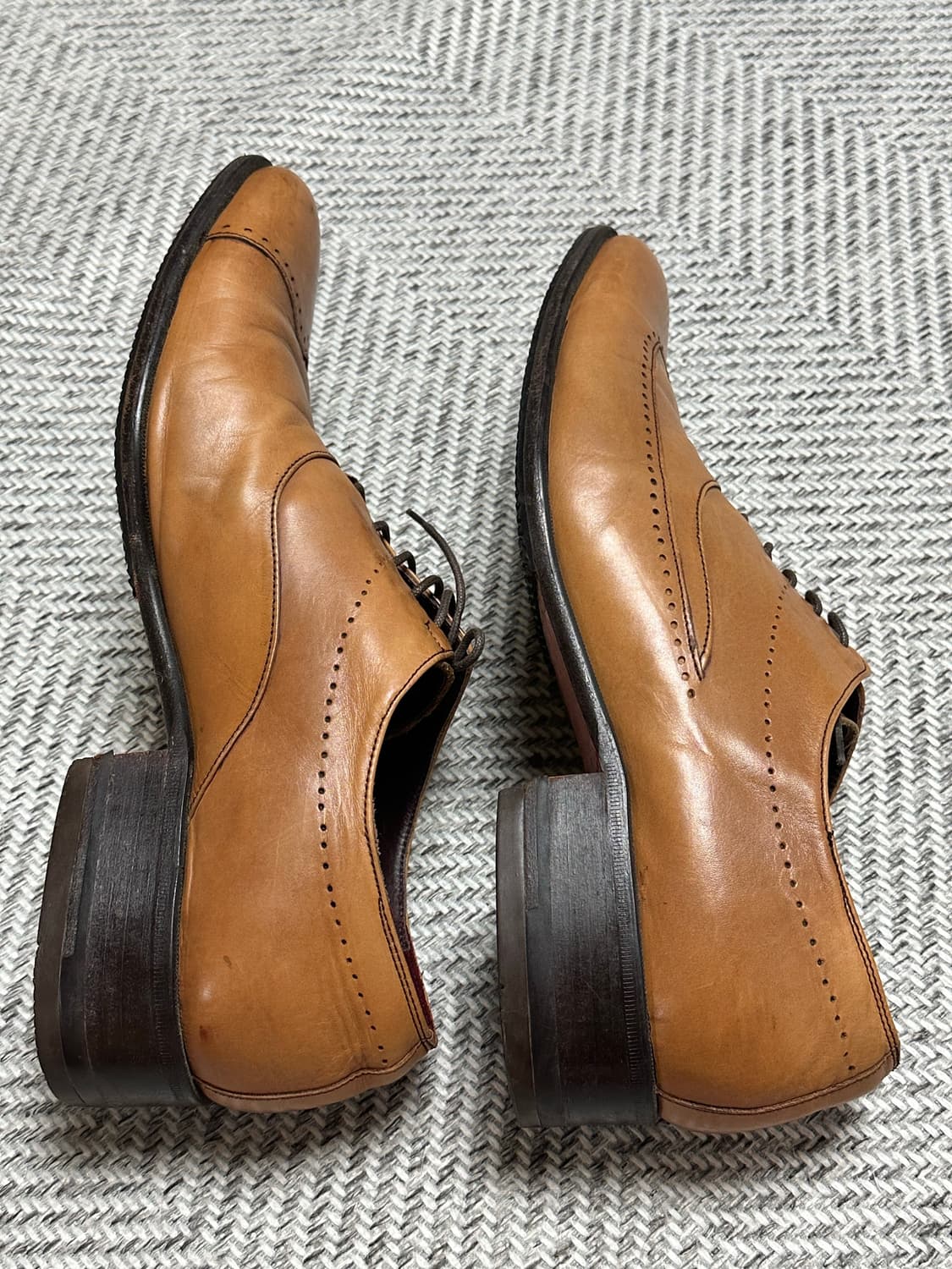 [정품] 금강 발렌시아가 윙팁 구두 270 상품이미지4