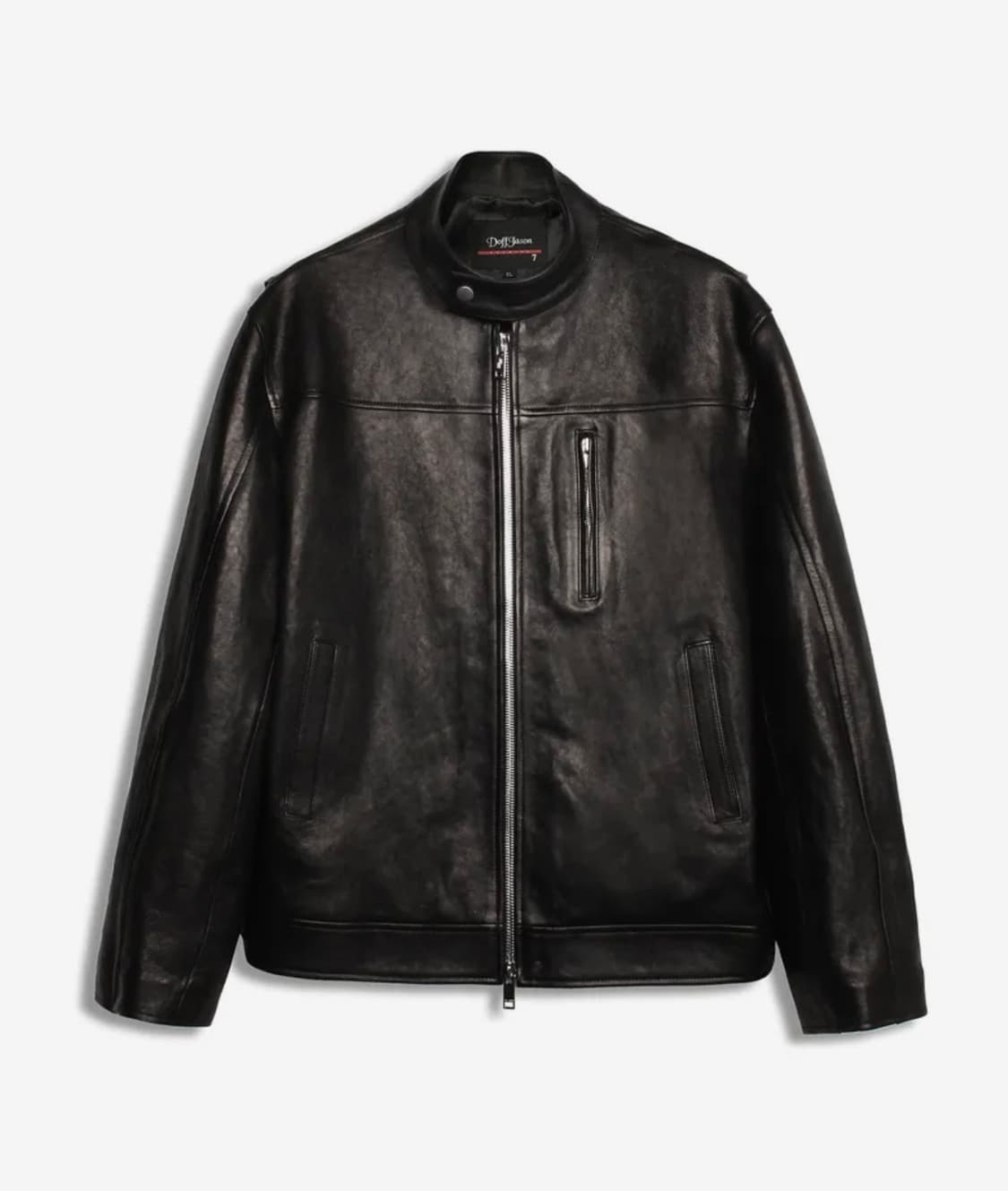 도프제이슨  프리미엄 램스킨 베지터블 스탠드카라 가죽자켓 상품이미지1