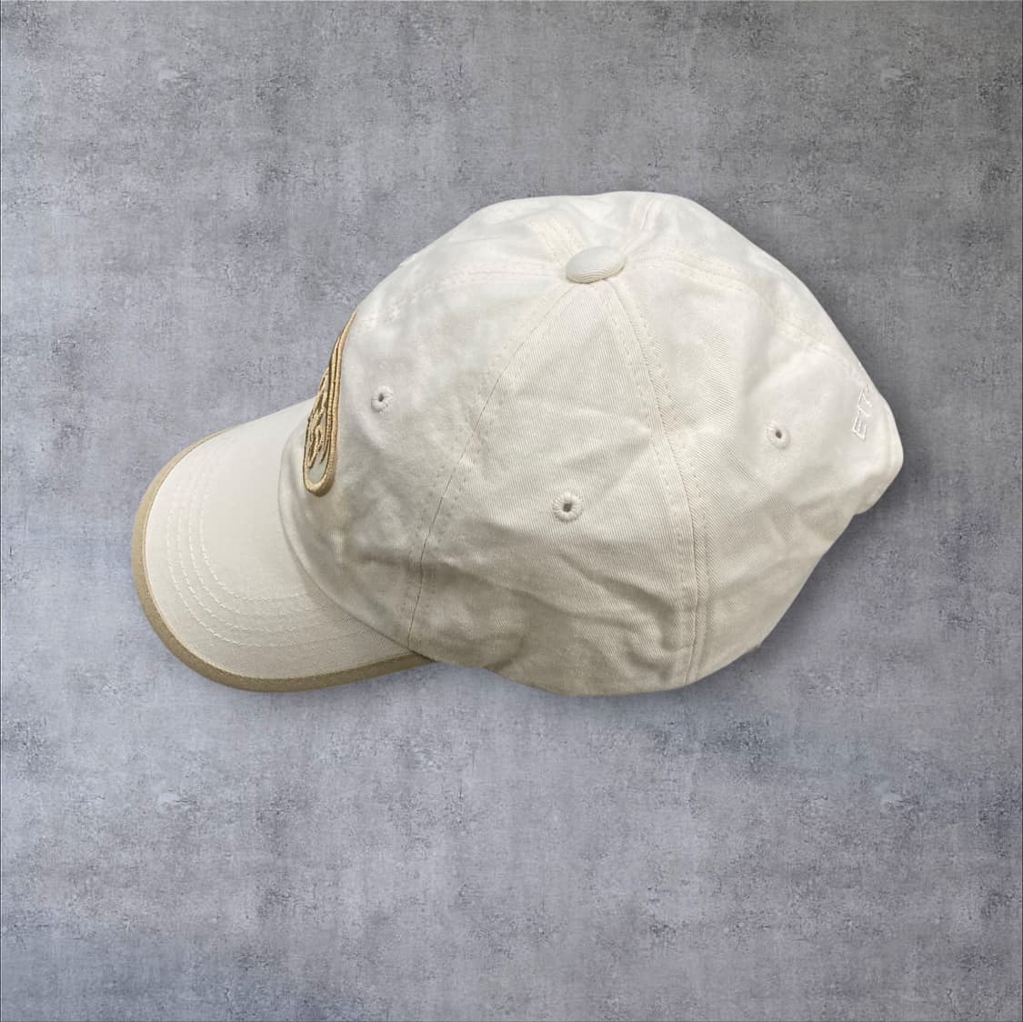 이미스 아이보리 컬러 베이직 로고 볼캡 상품이미지2