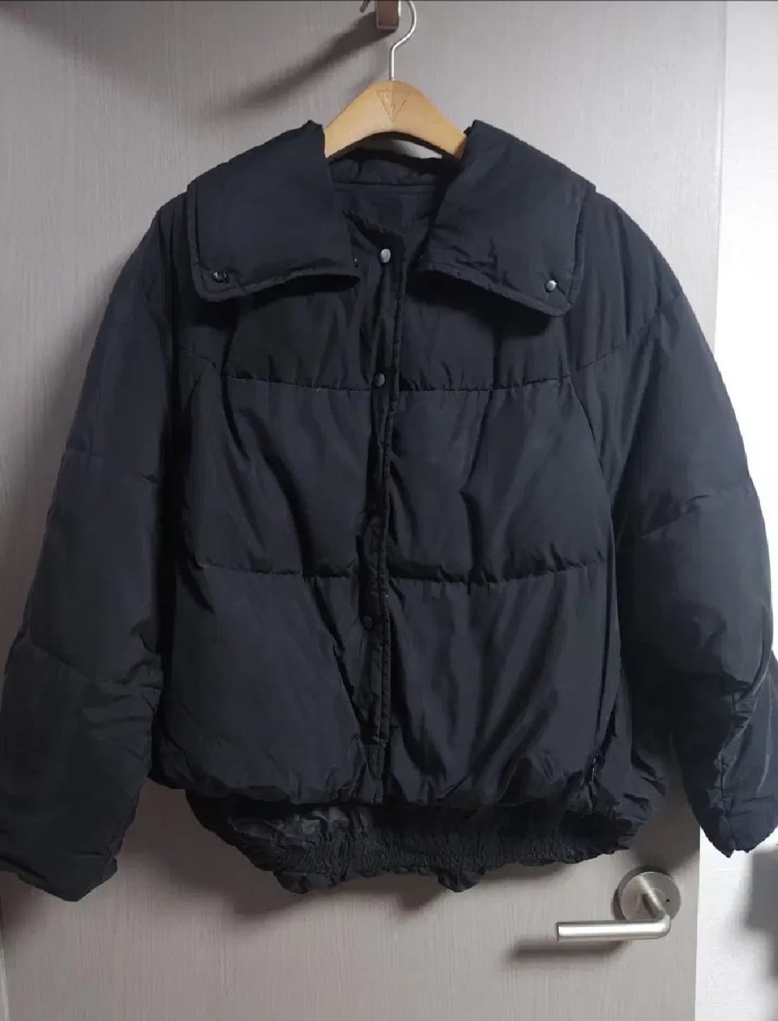 한섬 시스템 구스다운 봄버 숏패딩, 88-98-165 상품이미지1