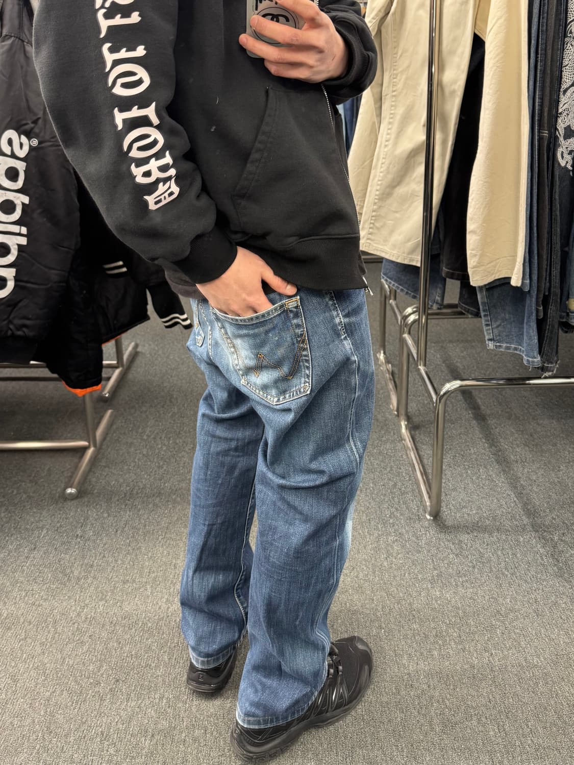 33)랭글러 W0383 빈티지 워싱 데님팬츠 상품이미지1