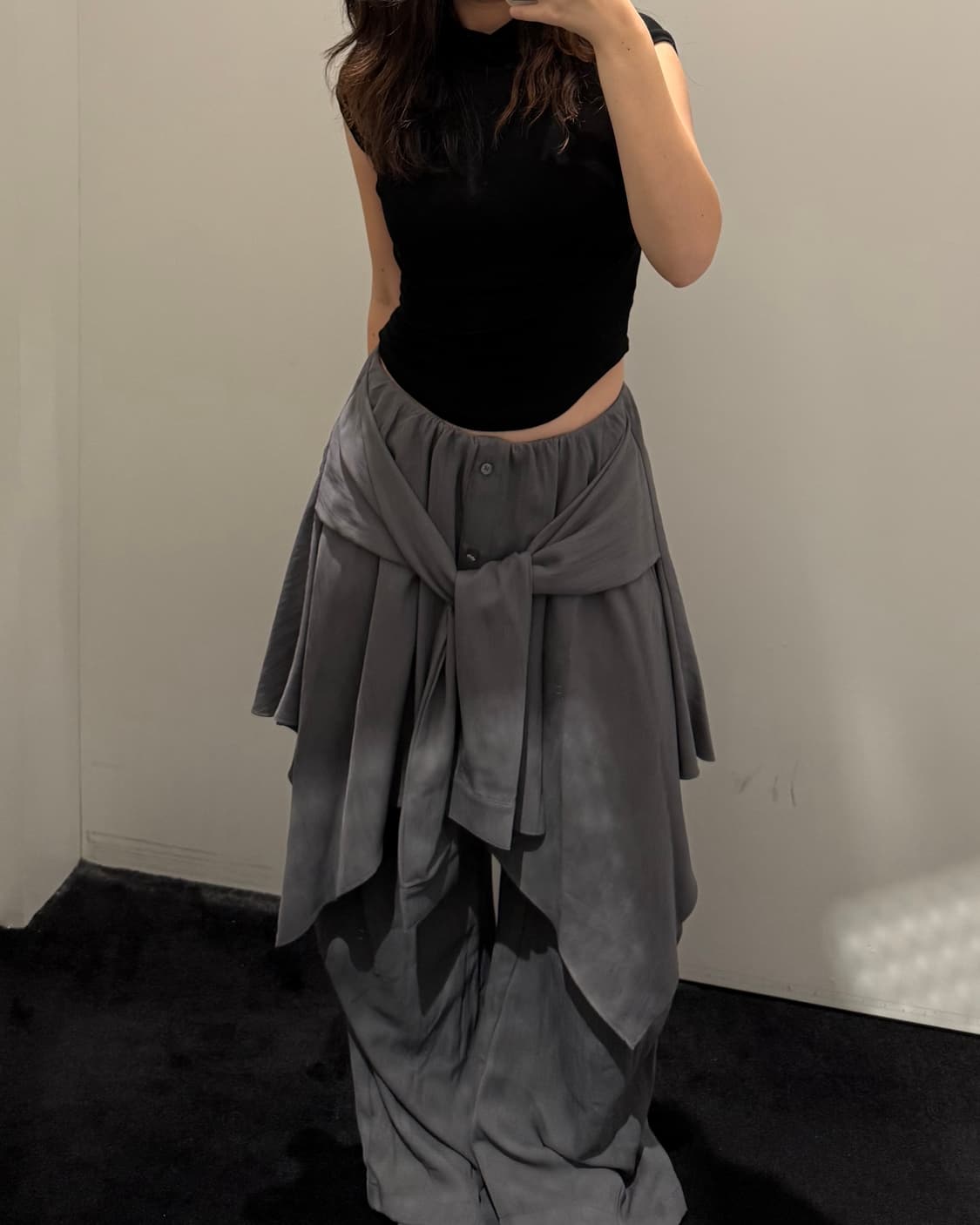 트리밍버드(Treemingbird) Shirt Layered Pants  상품이미지1
