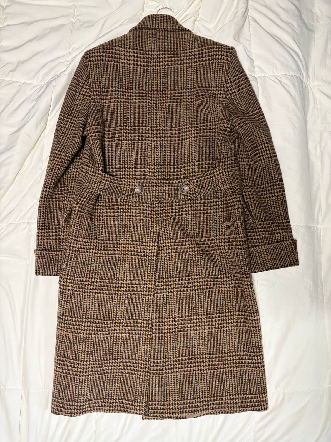 폴로 랄프로렌 글렌체크 더블 코트 S 상품이미지2