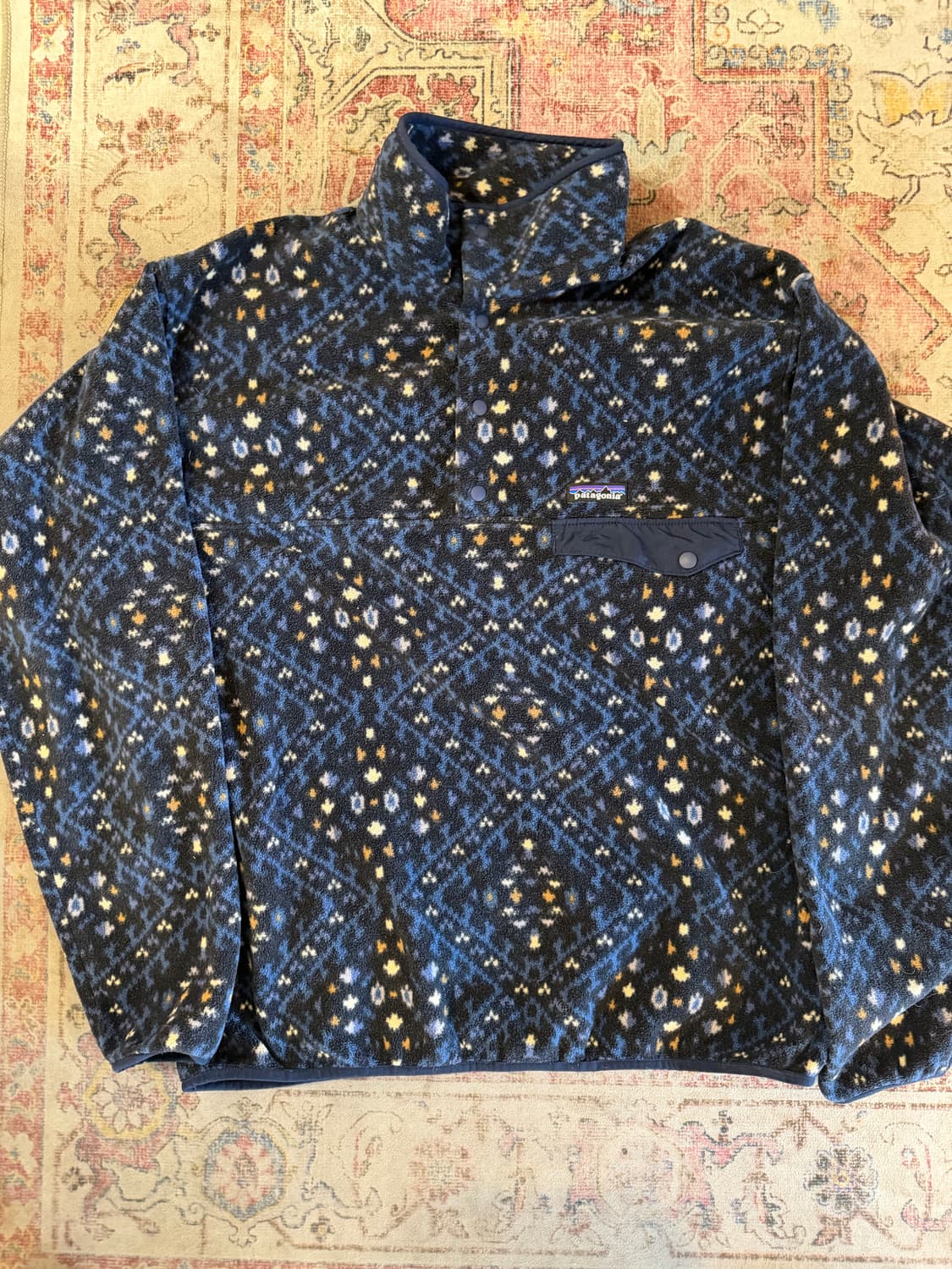 Patagonia]파타고니아 신칠라 아즈텍 스노우플레이크 후리스 L 상품이미지1