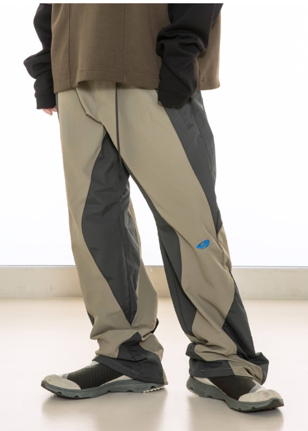 글랙 GP043 디노 패널 나일론 팬츠 카키 베이지 L 상품이미지6