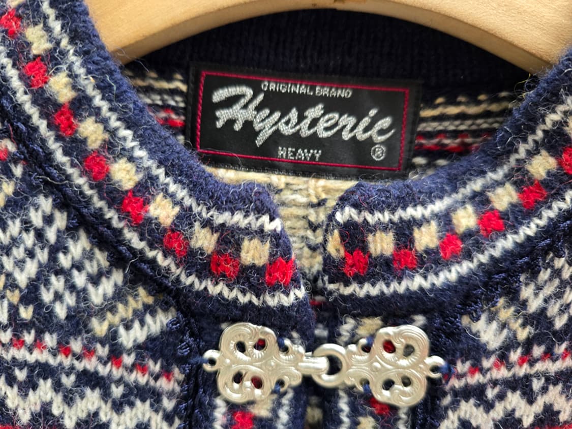 히스테릭 글래머 노르딕 니트 (made in japan) 상품이미지4