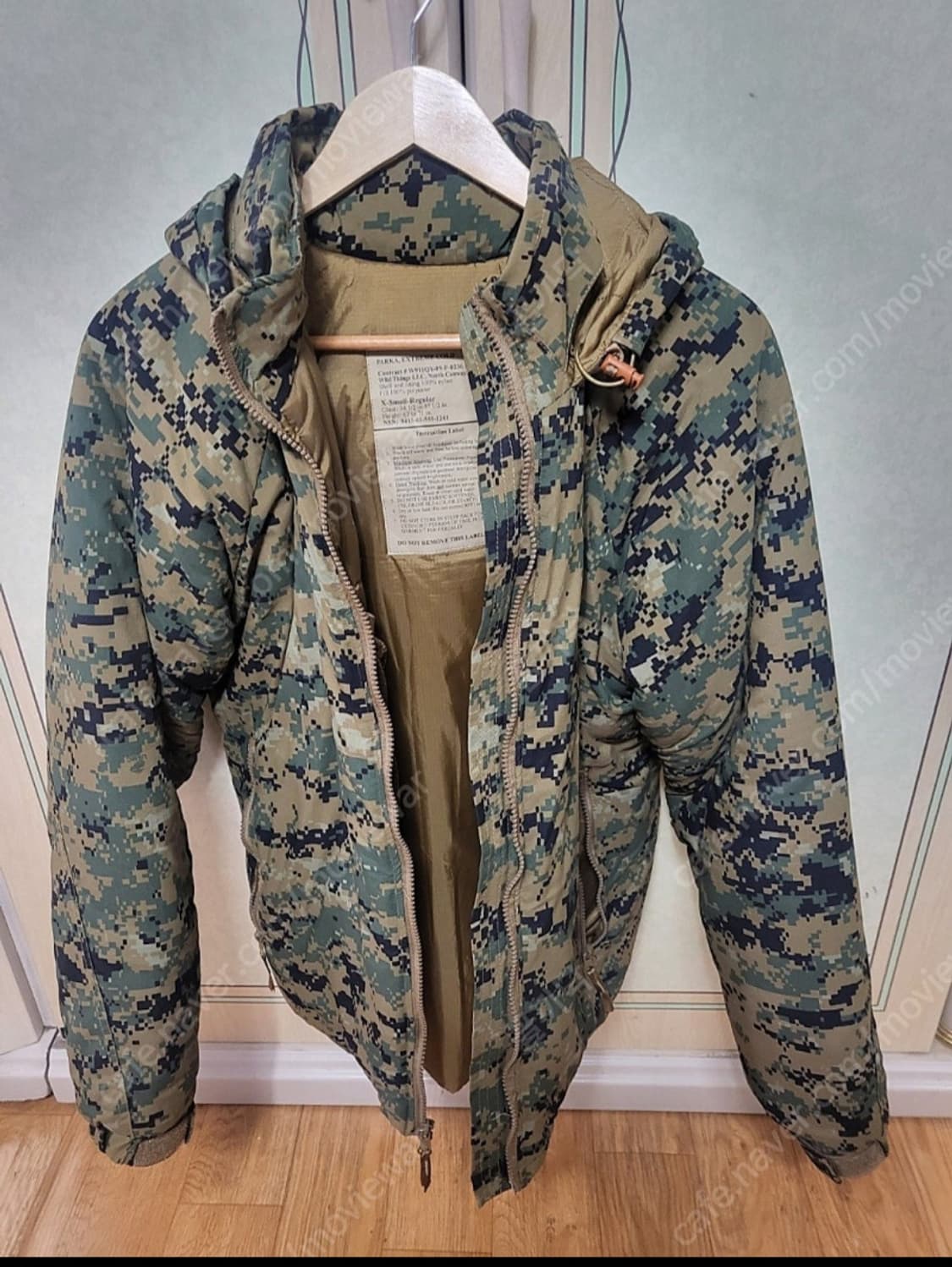 미해병대  USMC 프리마로프트 레벨7 우드마펫 해피슈트 XS사이즈 상품이미지2