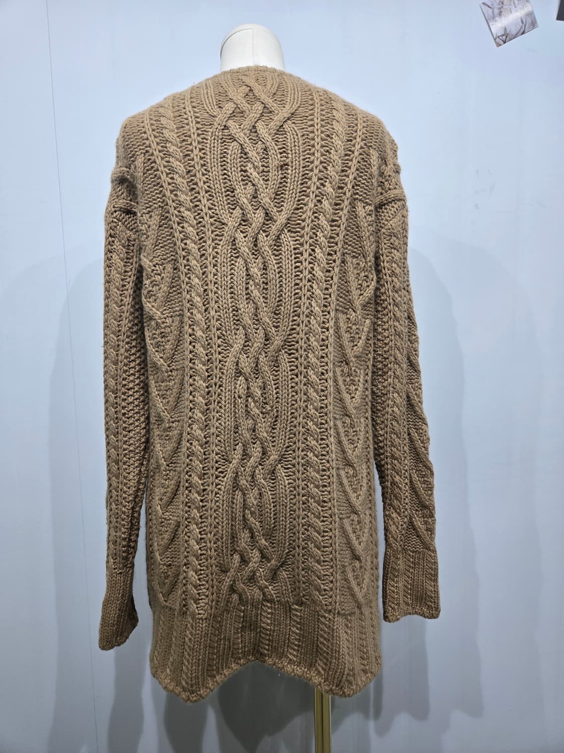 막스마라 브라운 꽈배기 니트 스웨터 상품이미지2