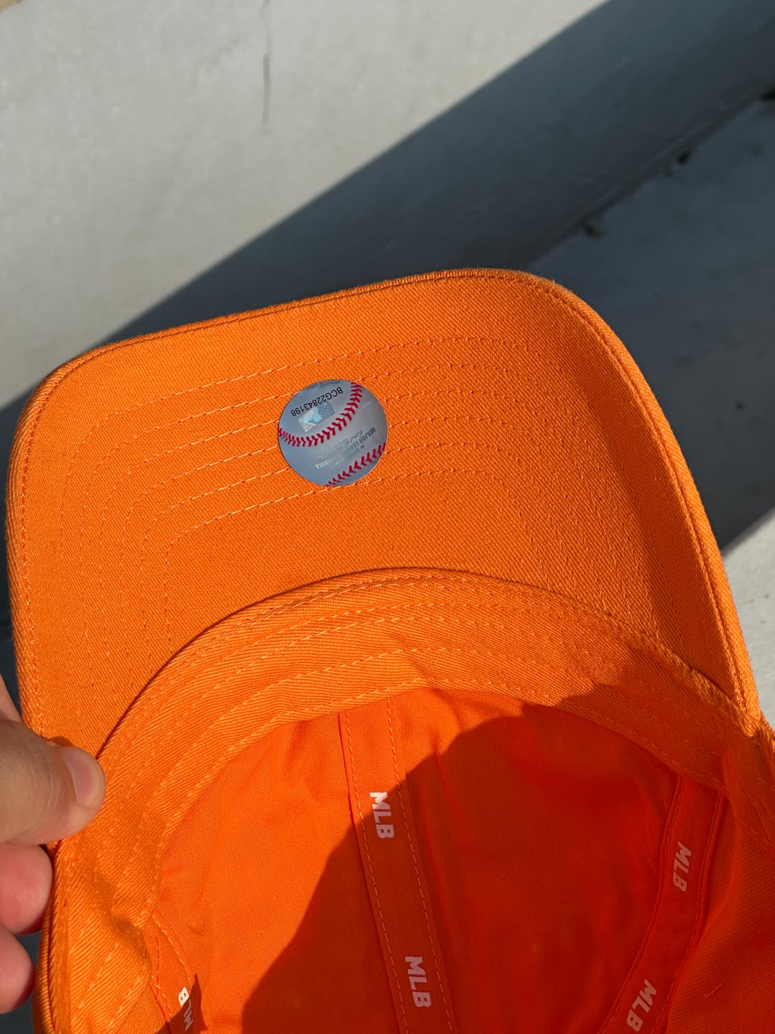 [F] MLB 엠엘비 샌프란시스코 자이언츠 오렌지 볼캡 모자 상품이미지5