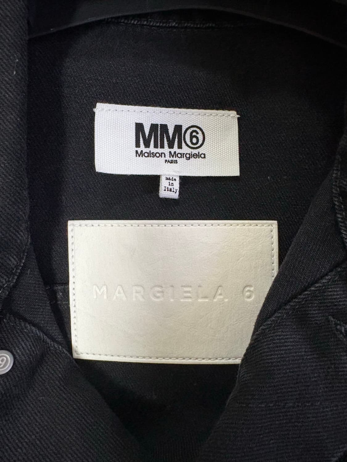 마르지엘라 MM6 블랙 데님 자켓 상품이미지4
