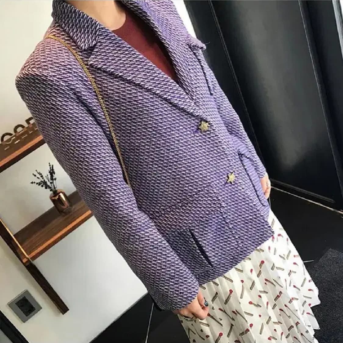 갈롱드블랑(Galon de Blanc) 트위드자켓 55-66 상품이미지3