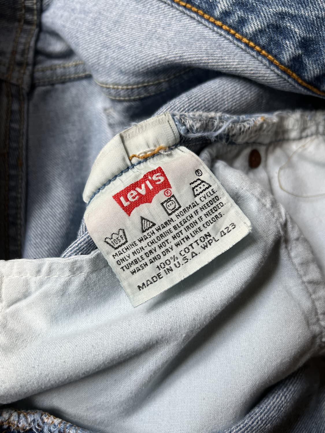 [36]90's 리바이스 501 Made in USA 데님 팬츠 S26 상품이미지7