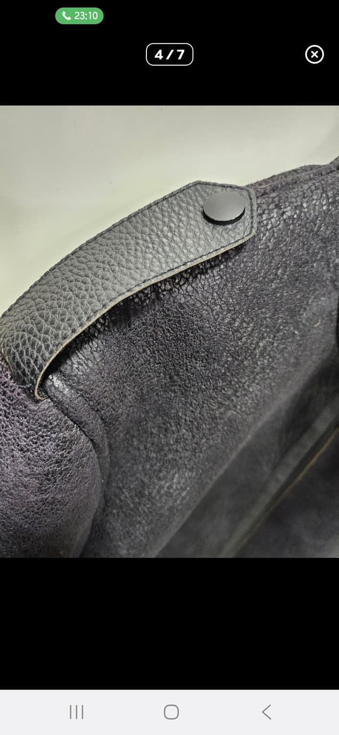 Panicale Italy 블랙 무스탕 자켓 사이즈90 상품이미지4