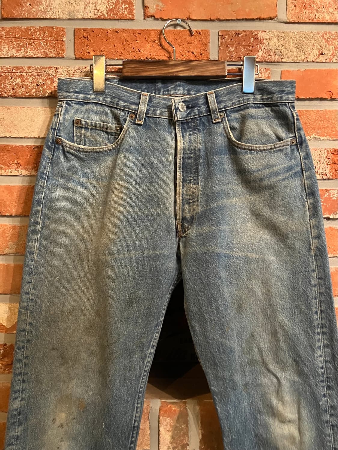 80s USA 빈티지 리바이스 501 데님 팬츠 상품이미지3