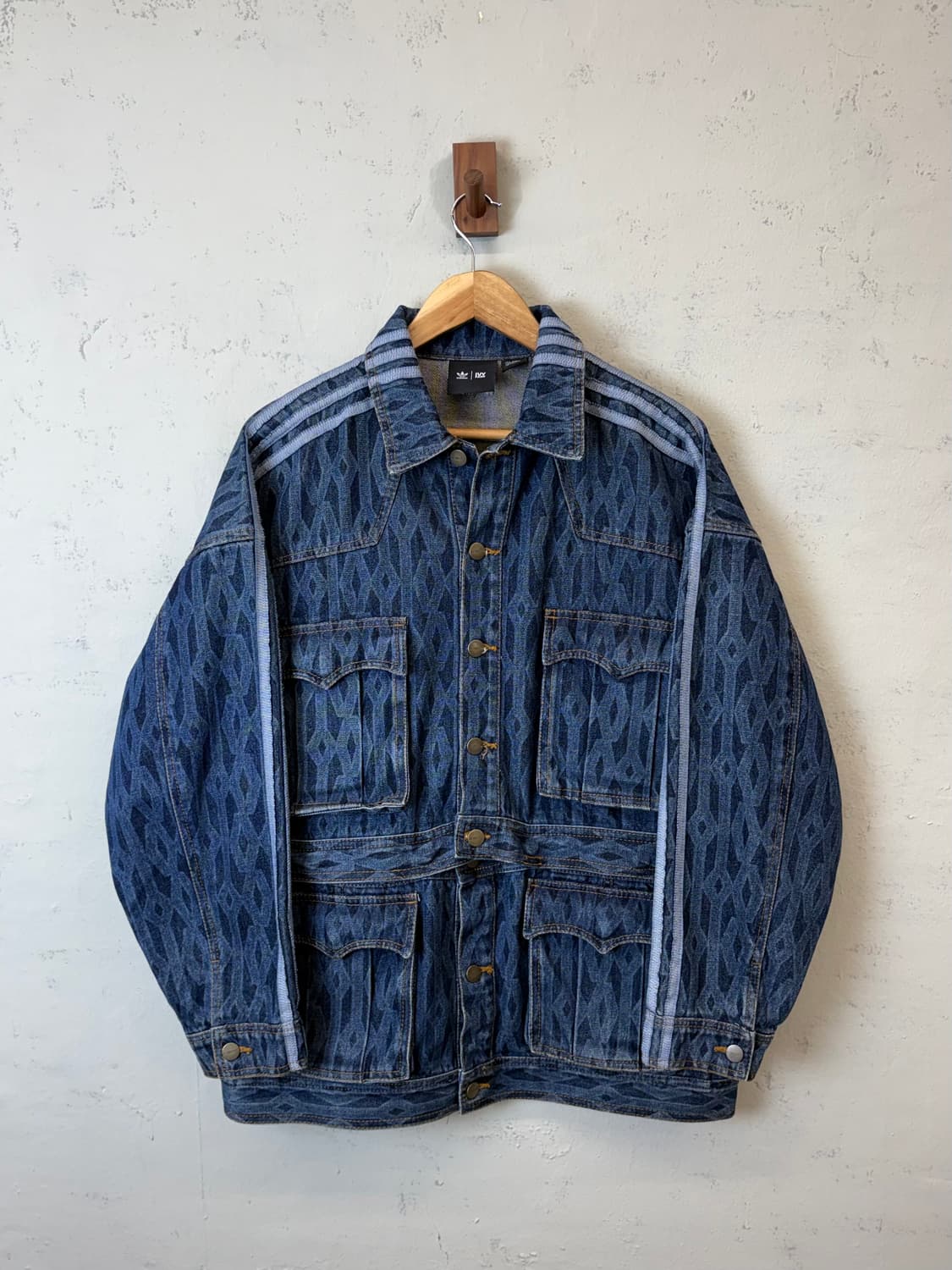 아디다스 X IVY PARK 모노그램 데님 트랙 자켓 셋업 상품이미지1