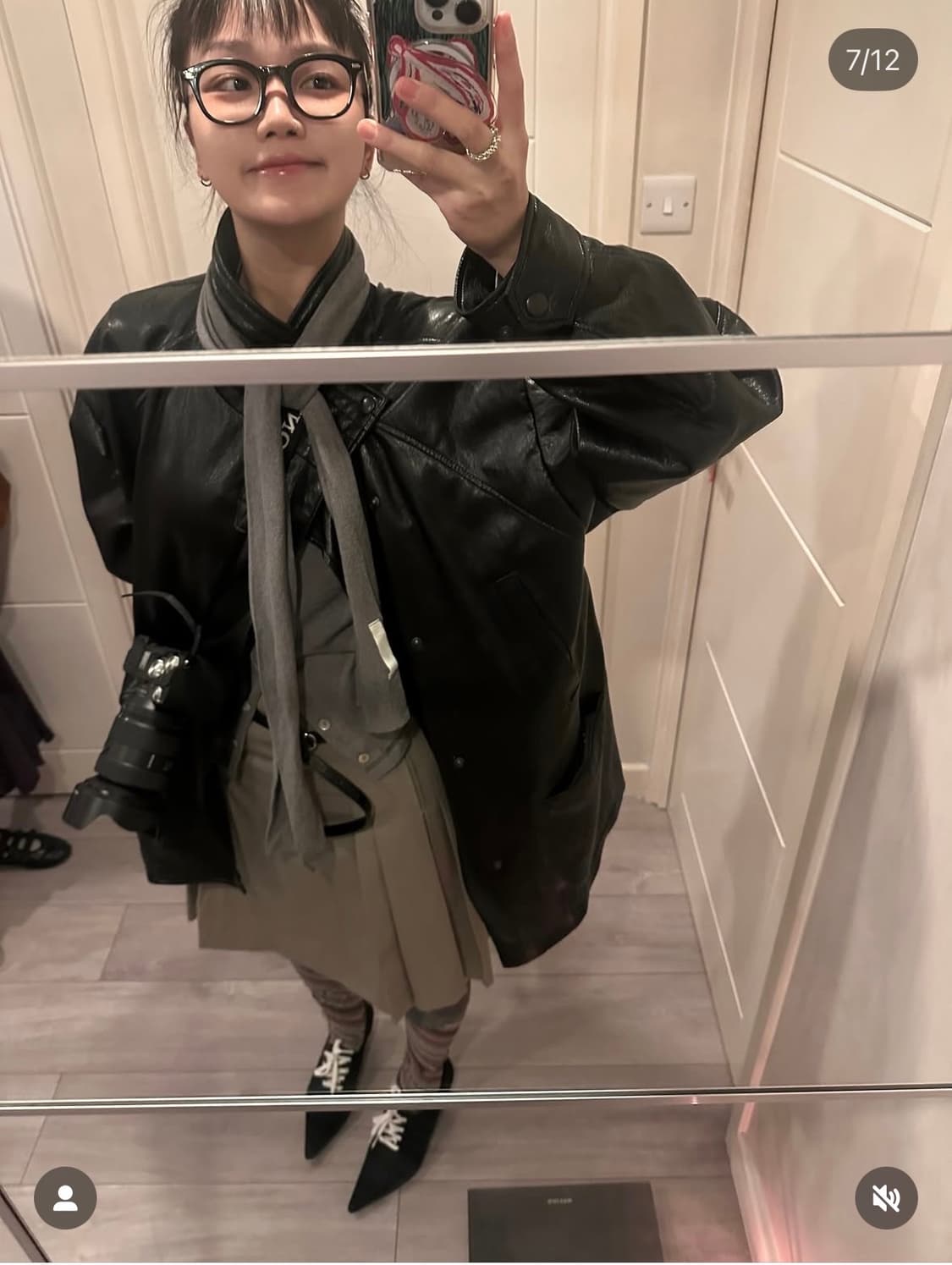 더일마 플루토 레더 자켓 팝니다 상품이미지4