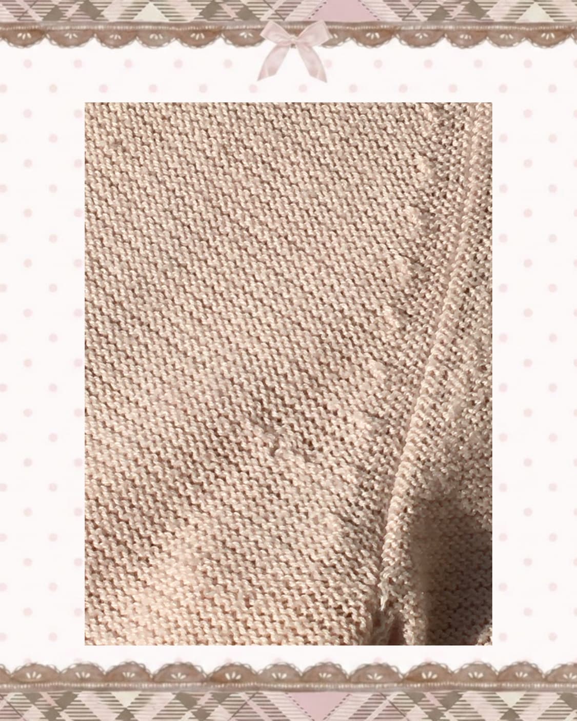 레스트로즈 리본 🎀 로즈 핑크 가디건 상품이미지3