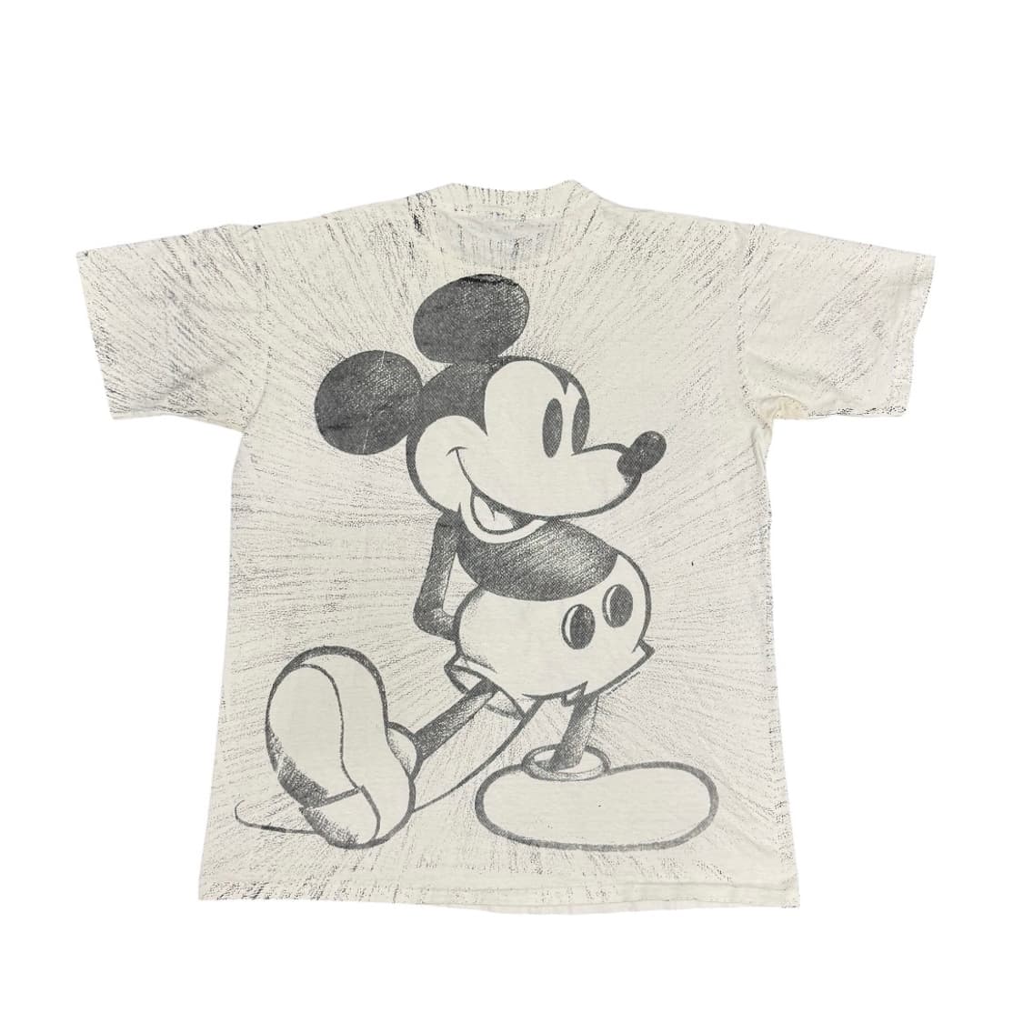 빈티지 90s Mickey Mouse 미키마우스 스캐치 티셔츠 상품이미지2