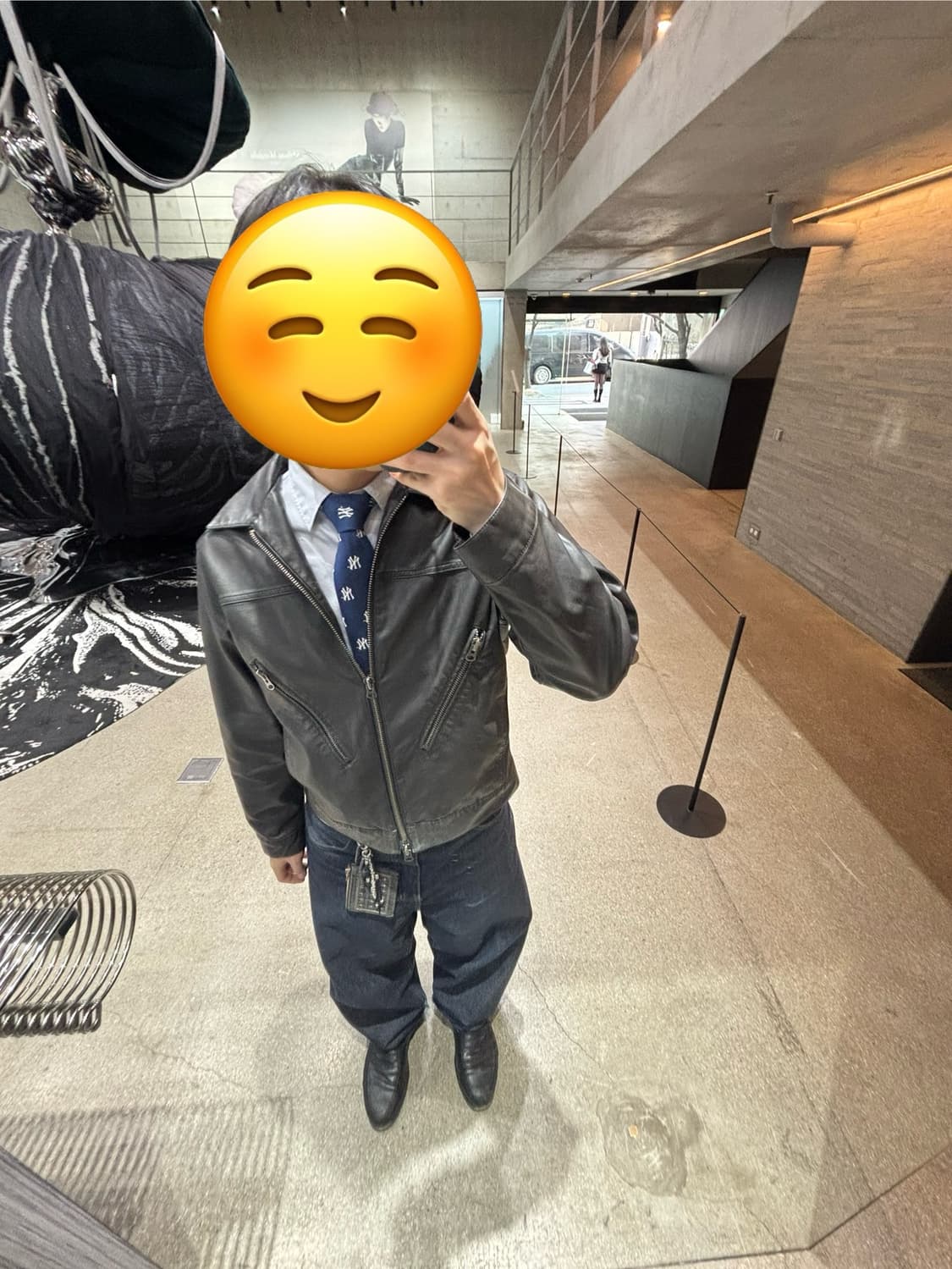 뉴에라 넥타이 네이비 (뉴욕 양키스,MLB) 상품이미지3