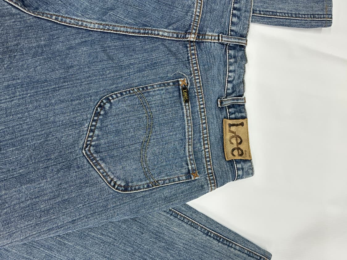 LEE 연청 워싱 Y2K 일자핏 데님 남성 빅사이즈 청바지 상품이미지6