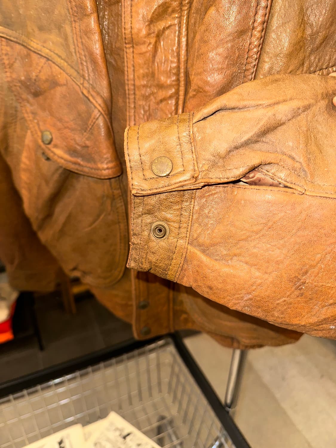 90’s D’ Homme A homme shell-leather JK 상품이미지9