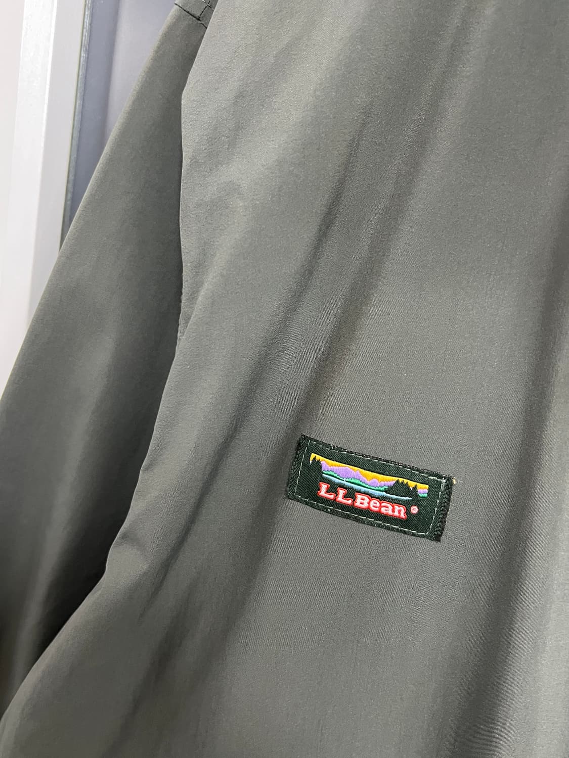 90s LL Bean 엘엘빈 고어텍스 카키 바람막이 상품이미지3