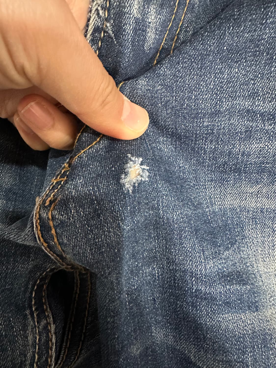 버커루진스 34사이즈 빈티지 워싱 데님 상품이미지3