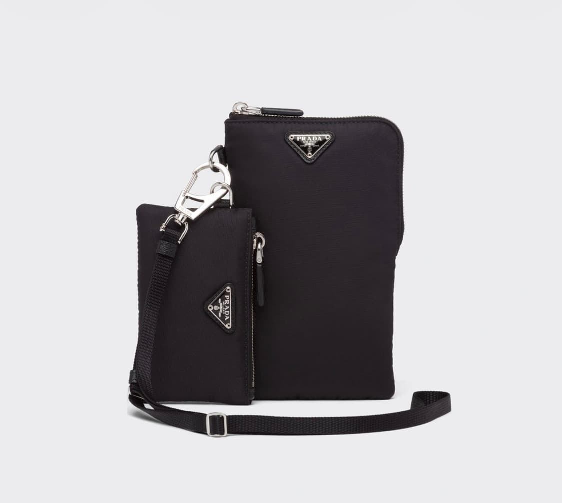 프라다 리나일론 파우치백 미니백 블랙 상품이미지1